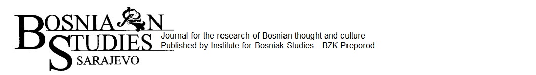 Bosnia Studies: Journal for research of Bosnian thought and culture